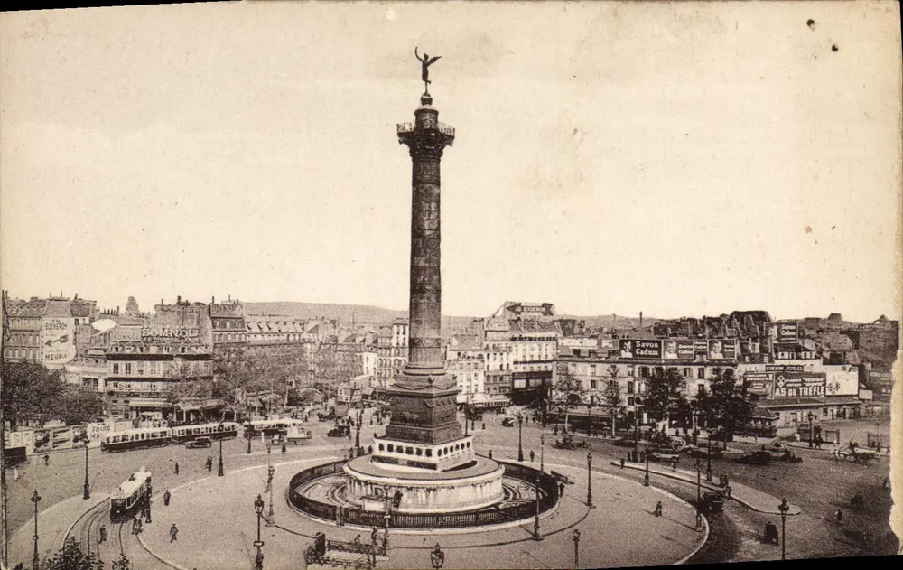 Place de la Bastille — Paris — Édition Gimber - Frente