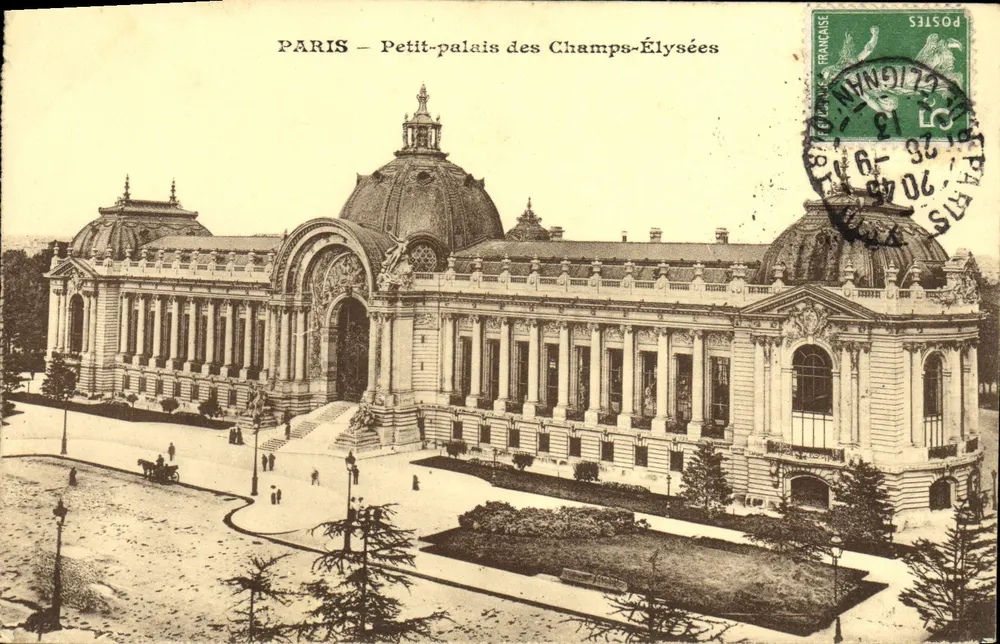 Paris – Petit-palais dos Campos-Élisée — editor não identificado, número de série não visível - Frente