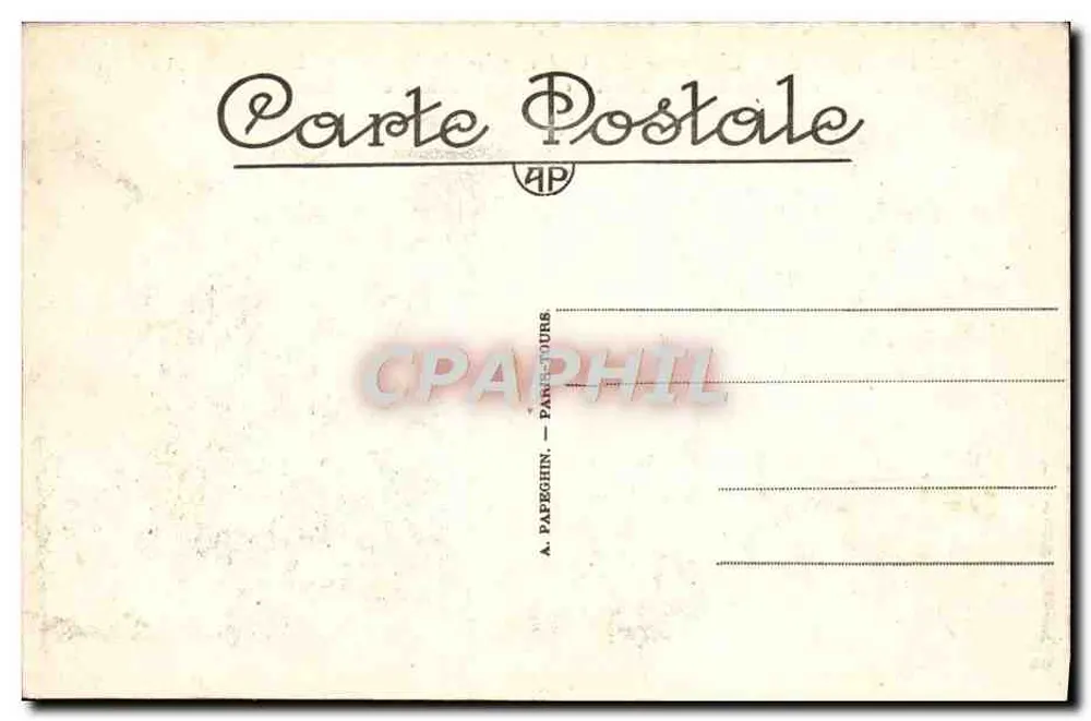 Paris — Avenue de l'Opéra, Ansicht vom Hôtel du Louvre — A. P. - Rückseite
