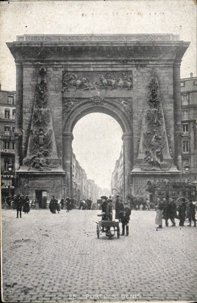 Porta Saint-Denis — Paris — editor 'Bijoux Fix' n°25 - Frente