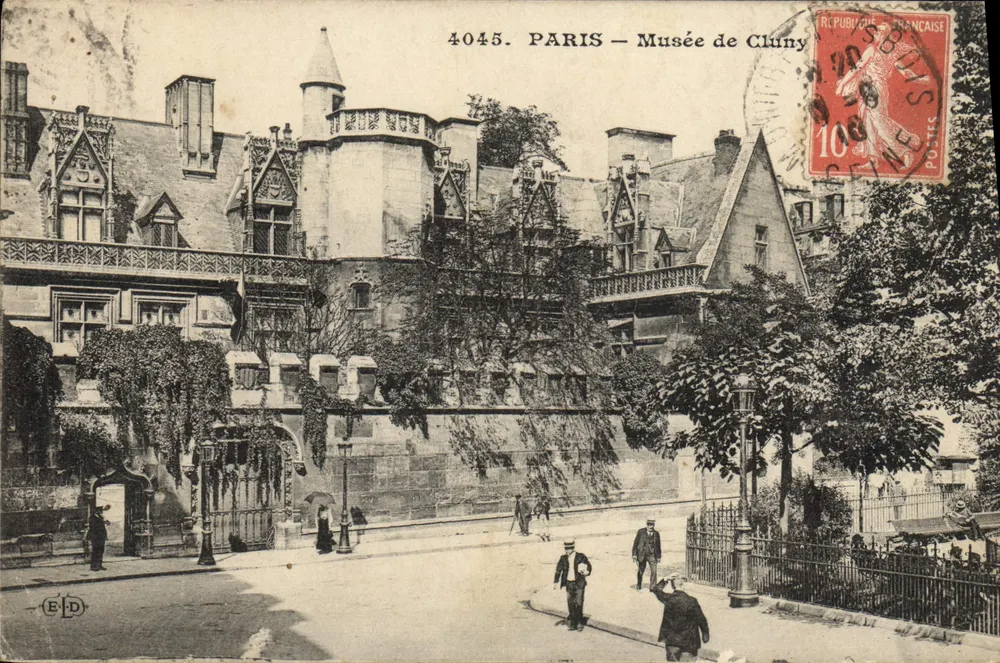 Paris — Museu de Cluny — Editor E.D. n°4045 - Frente