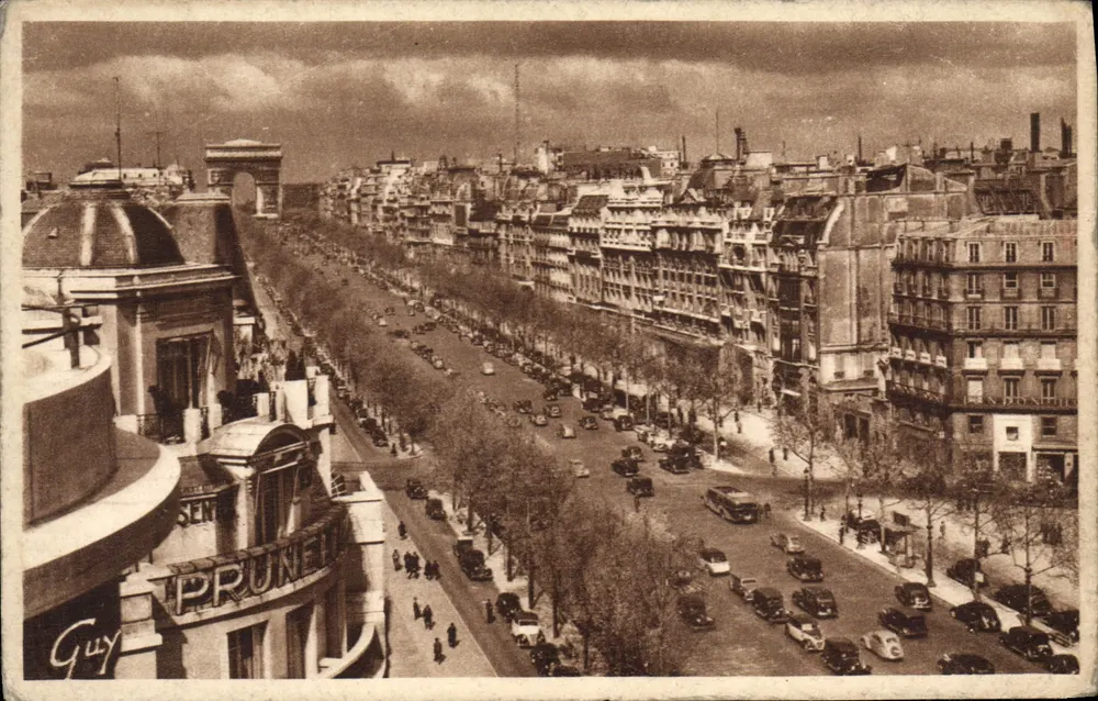 Avenida dos Campos-Élisée — Vista geral — André Leconte & Guy - Frente