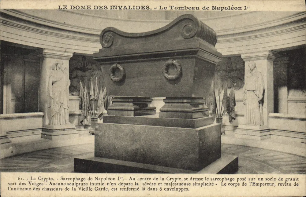 Der Dom der Invaliden — Das Grab Napoleons I. — Serie 61 - Vorderseite