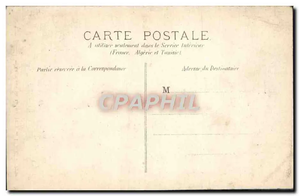 Paris — A Place de la Bastille — P.P.C. Paris - Verso