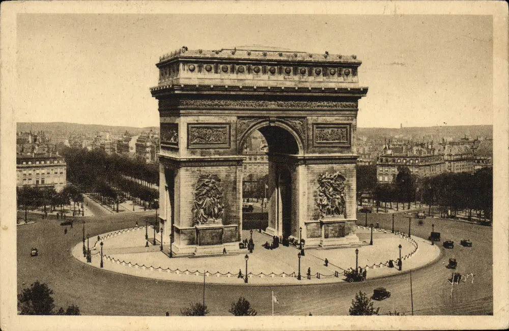 Arc de Triomphe — Place de l'Étoile — Les Éditions d'Art YVX, n°101 - Vorderseite