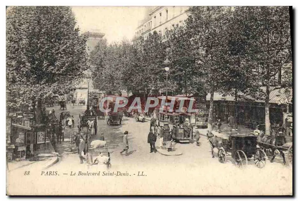 Paris — A Avenida Saint-Denis — LL. n°88 - Frente
