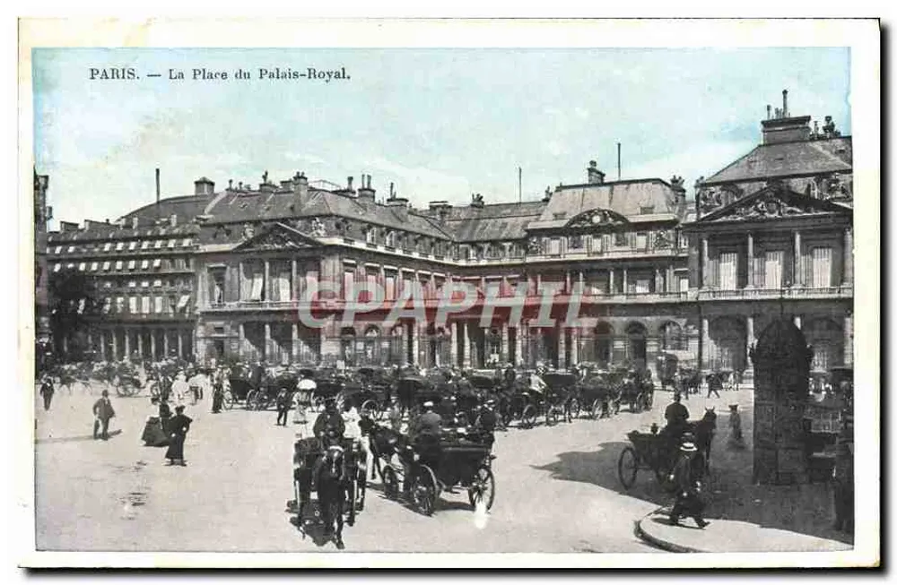 Paris — A Praça do Palácio de S. Luís — J.C. Paris - Frente