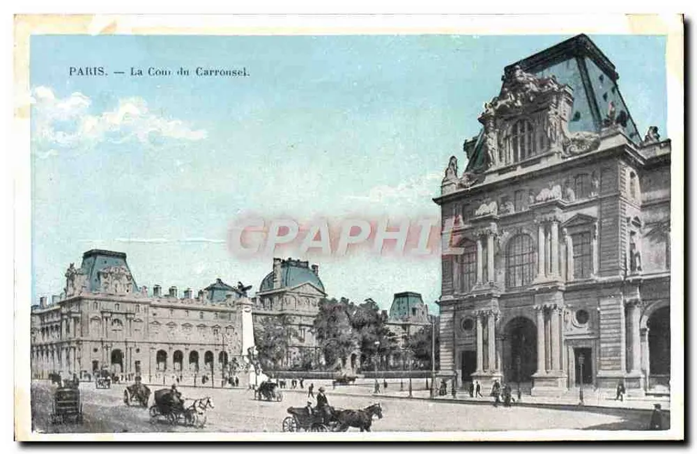 Paris — A Cour do Carroncel — J.C. Paris - Frente