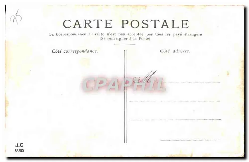 Paris — Notre-Dame — J.C. Paris - Verso