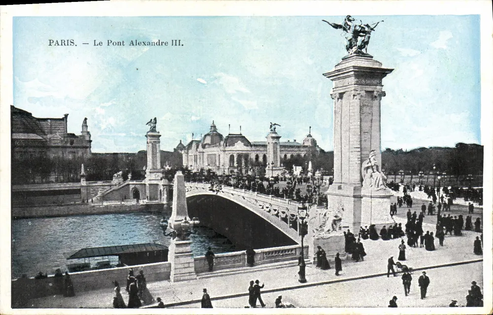 Paris — O Ponte Alexandre III — J.C. Paris - Frente