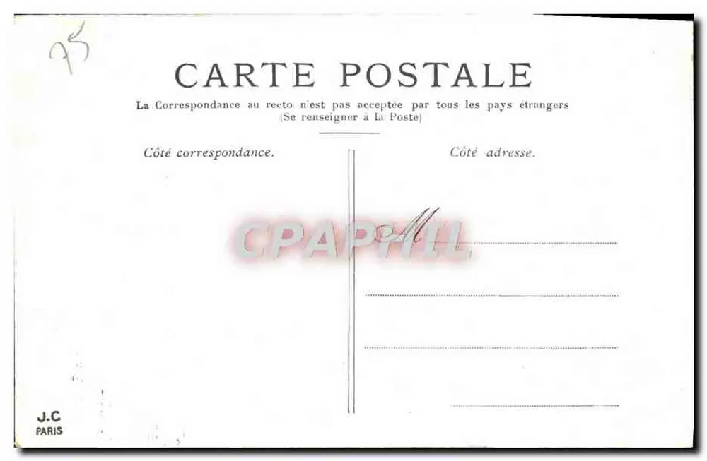 Paris — O Ponte Alexandre III — J.C. Paris - Verso