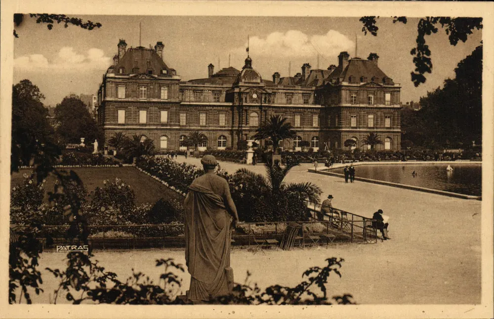 Garten und Palast des Luxembourg — Les Jolis Coins de Paris — Verleger Patras, Nr. 185 - Vorderseite