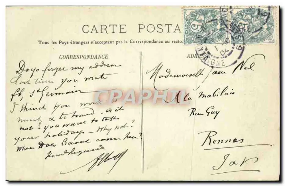 Paryż — Muzeum Cluny — LL. - Rewers