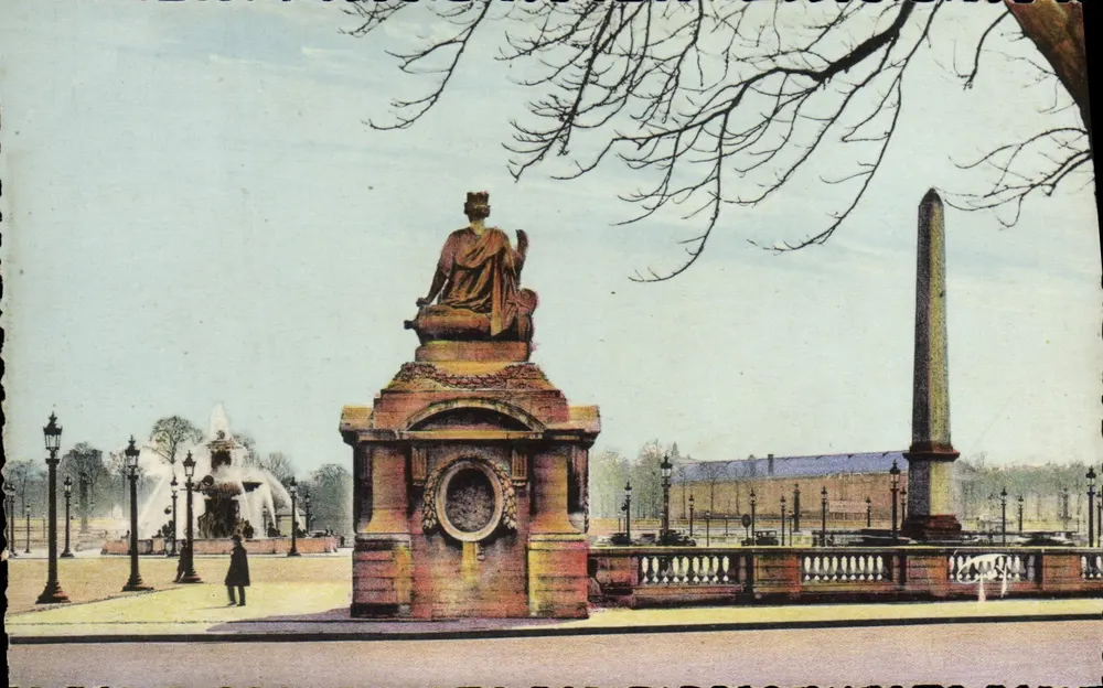 Place de la Concorde — Paris — unbekannter Verleger - Vorderseite
