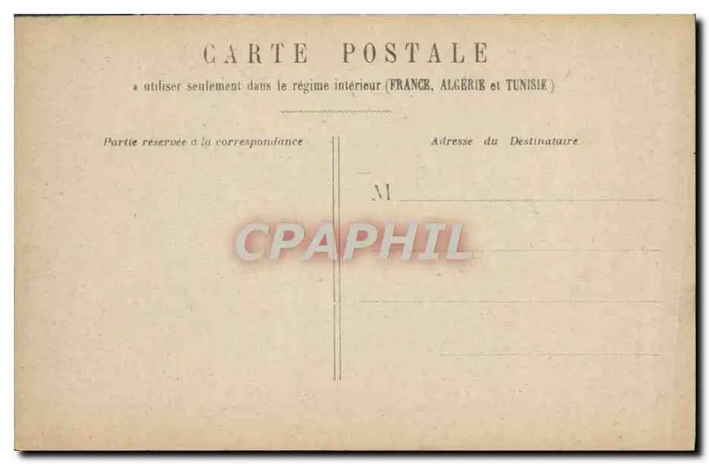 PARIS - Palácio do Trocadéro — vista arquitetônica — editor não identificado - Verso