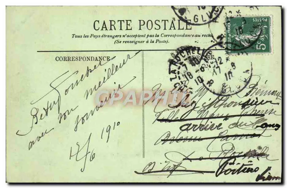 Paris (VIIIe) — O Parque Monceau — LL - Verso