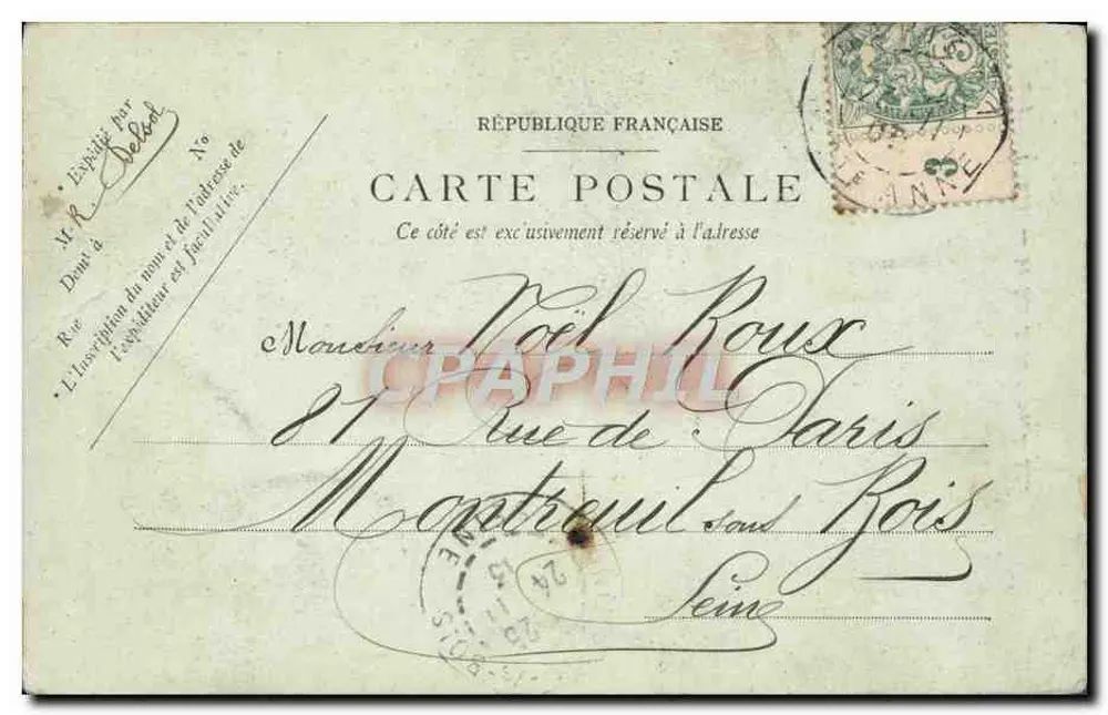 Il Bois de Boulogne — Parigi — editore LL - Verso