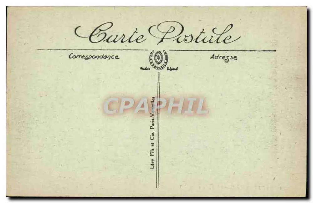 Paris — O Grande Palácio — XX — editor Lévy Fils e Cie, Paris-Versailles - Verso