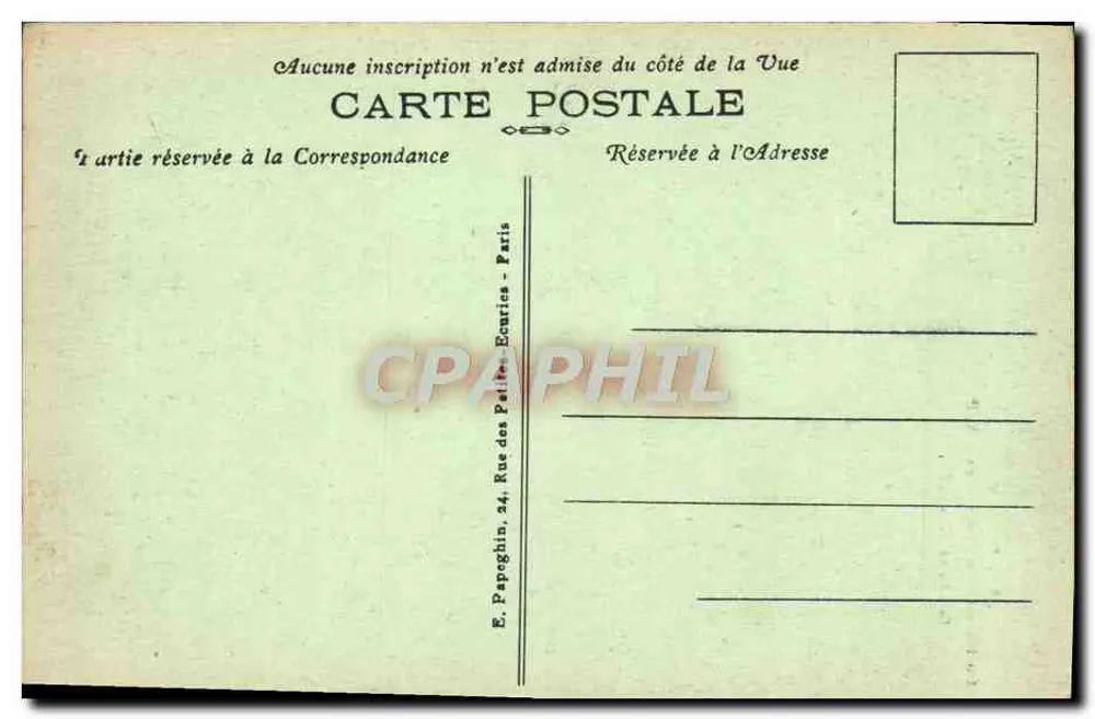 O Dôme dos Invalides — Paris — A.P. — n°65 - Verso