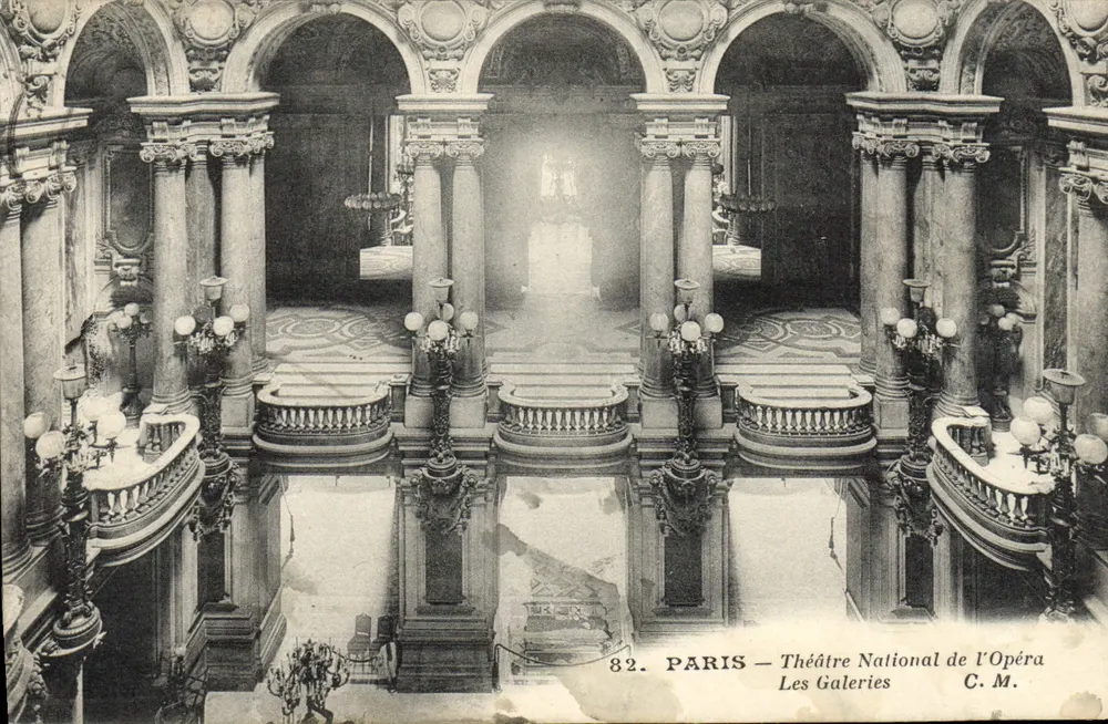 Paris — Nationaltheater der Oper — Die Galerien — C.M. — n°82 - Vorderseite