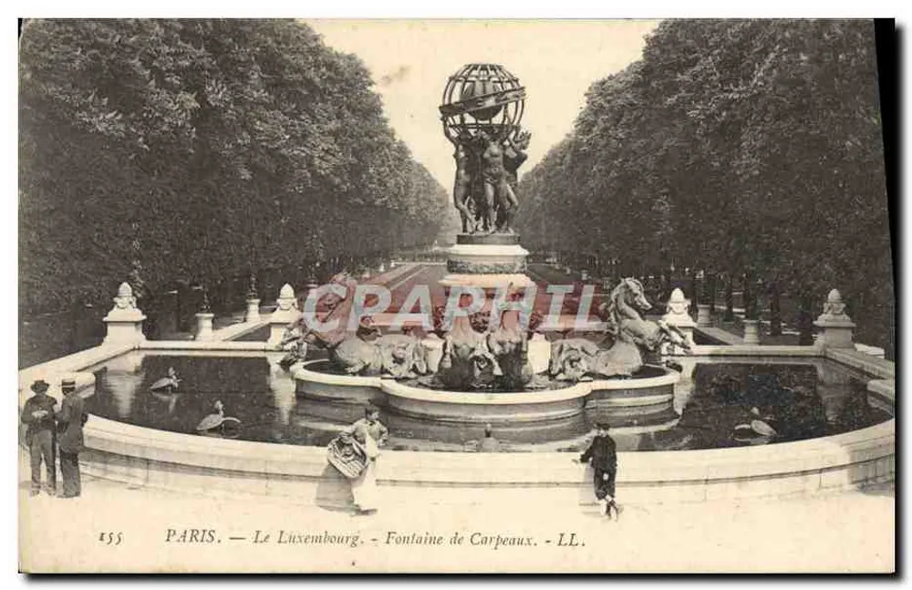Paris — Le Luxembourg — Fontaine de Carpeaux — LL. — n° 455 - Vorderseite