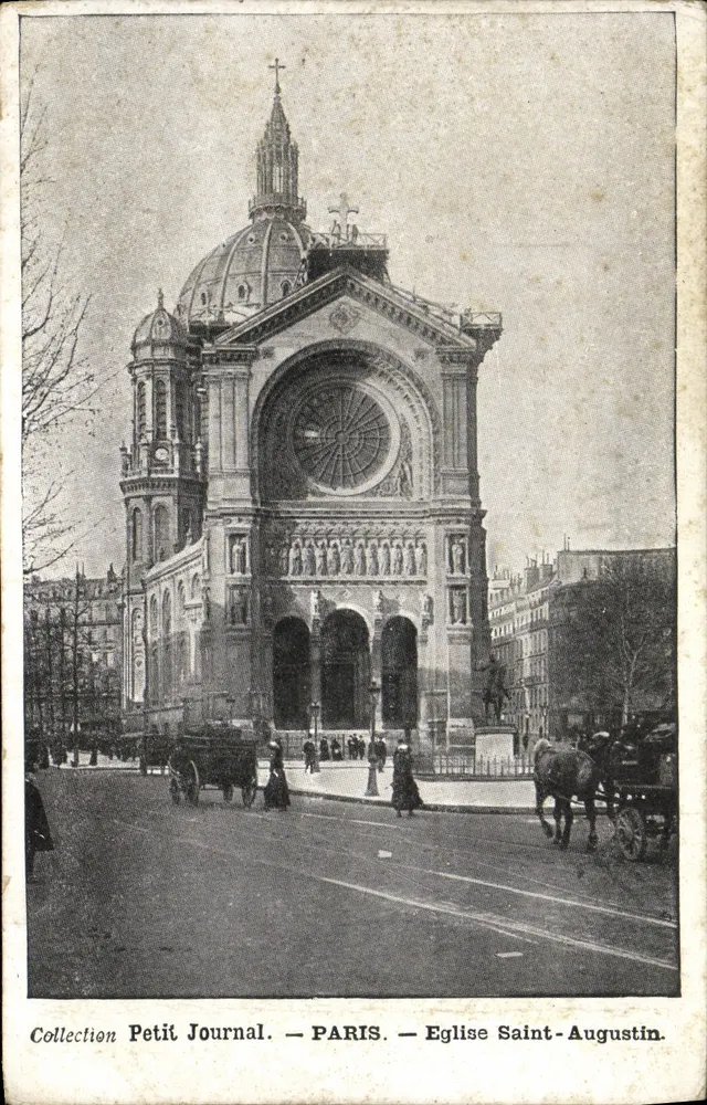Paris — Igreja de São Agostinho — Coleção Petit Journal - Frente