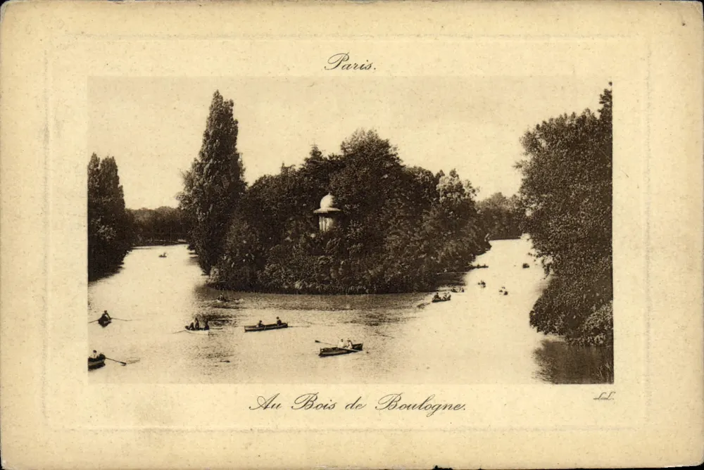 No Bois de Boulogne — Paris — editor Paris, n° 259 - Frente