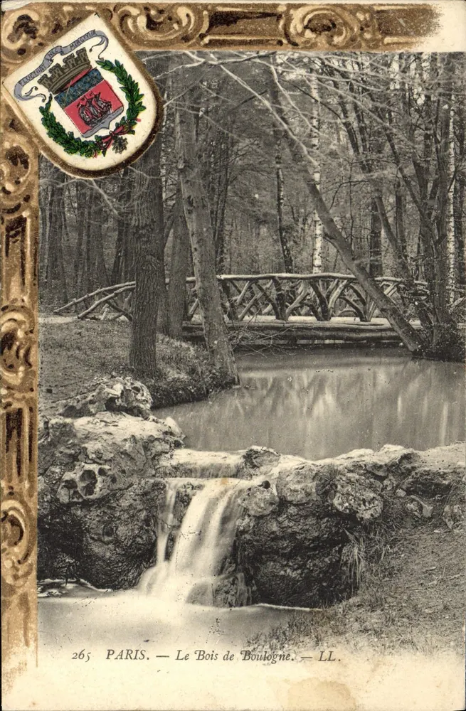 Il Bois de Boulogne — Parigi — LL, n° 265 - Recto
