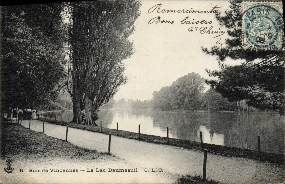 Bois de Vincennes — See Daumesnil — C.L.C. - Vorderseite