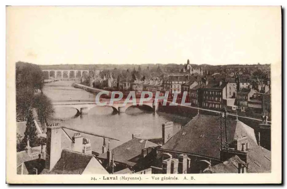 Laval (Mayenne) — Vista geral — A. B. - Frente