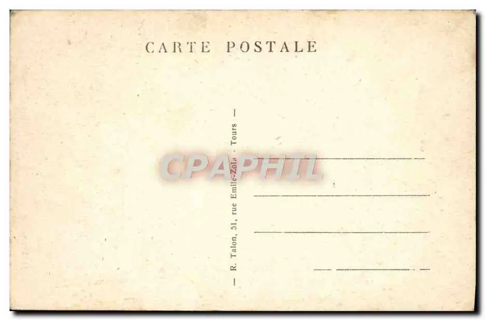 Tours (Loiret) — A Catedral de São Gatien (século XII) — R. Talon - Verso
