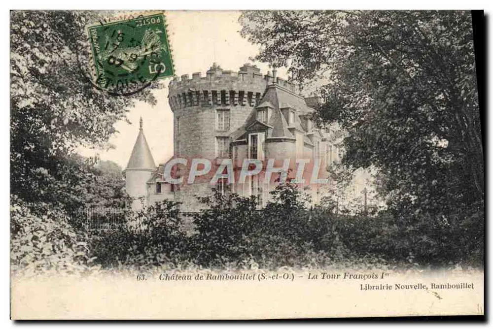 Schloss Rambouillet (S.-et-O.) — La Tour François Ier — Librairie Nouvelle, Rambouillet - Vorderseite