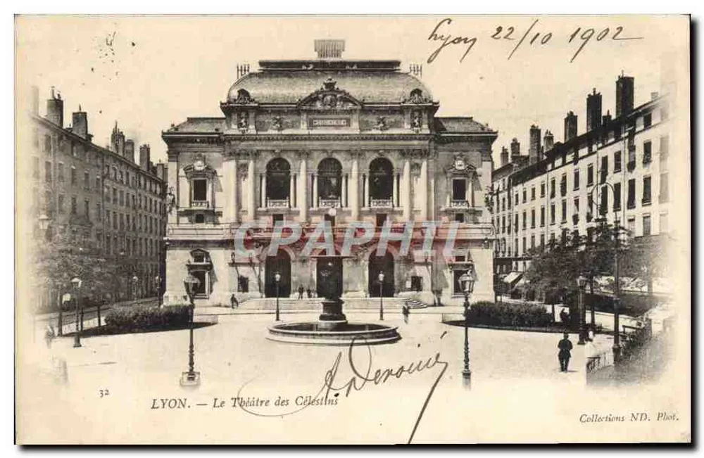 LYON. — Il Teatro dei Célestins — Collections ND. Phot. - Recto