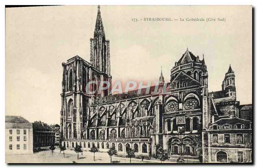 Strasbourg — A Catedral (Lado Sul) — Editor La Cigogne, n° 1773 - Frente