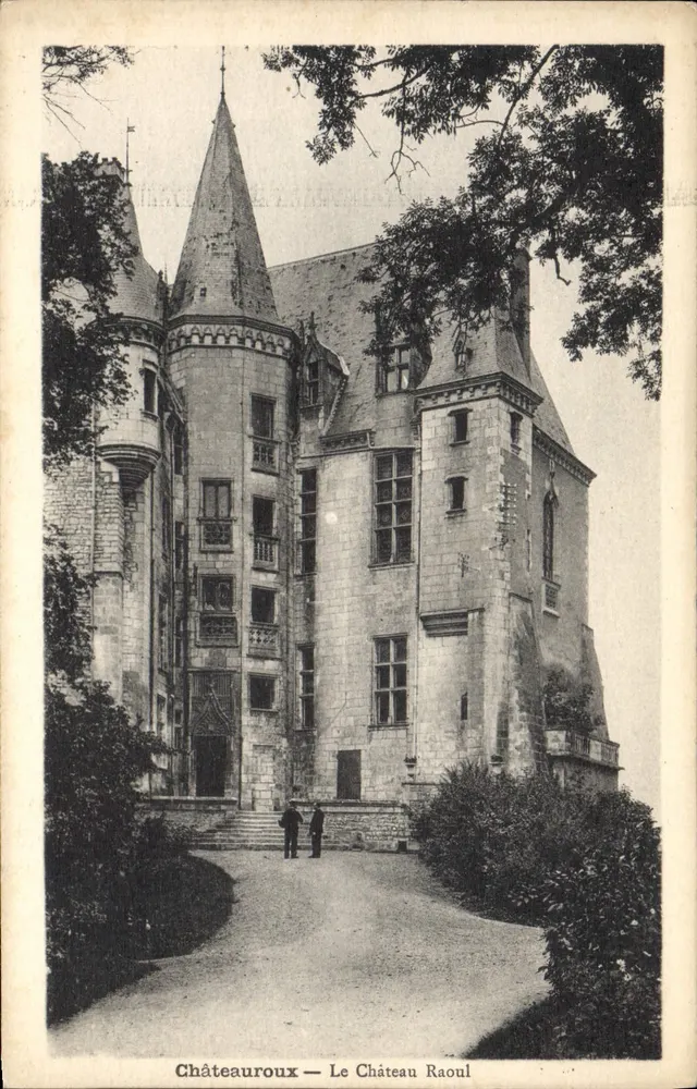 Châteauroux — O Castelo Raoul — Cliché Norvèlles Galeries - Frente