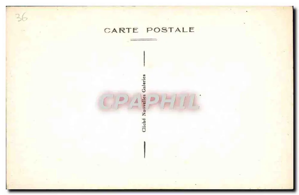 Châteauroux — O Castelo Raoul — Cliché Norvèlles Galeries - Verso