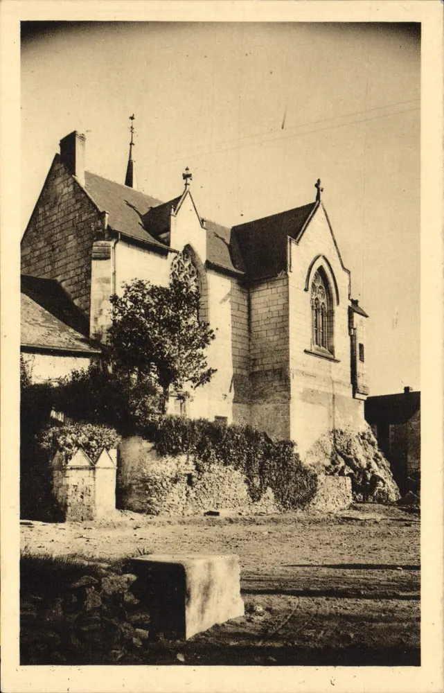 Heiligtum Notre-Dame de BEHUARD — Die Kirche (15. Jahrhundert) — Südostseite — Verlag: L'Imagerie de Notre-Dame, 18, Rue Riat, Nancy - Vorderseite