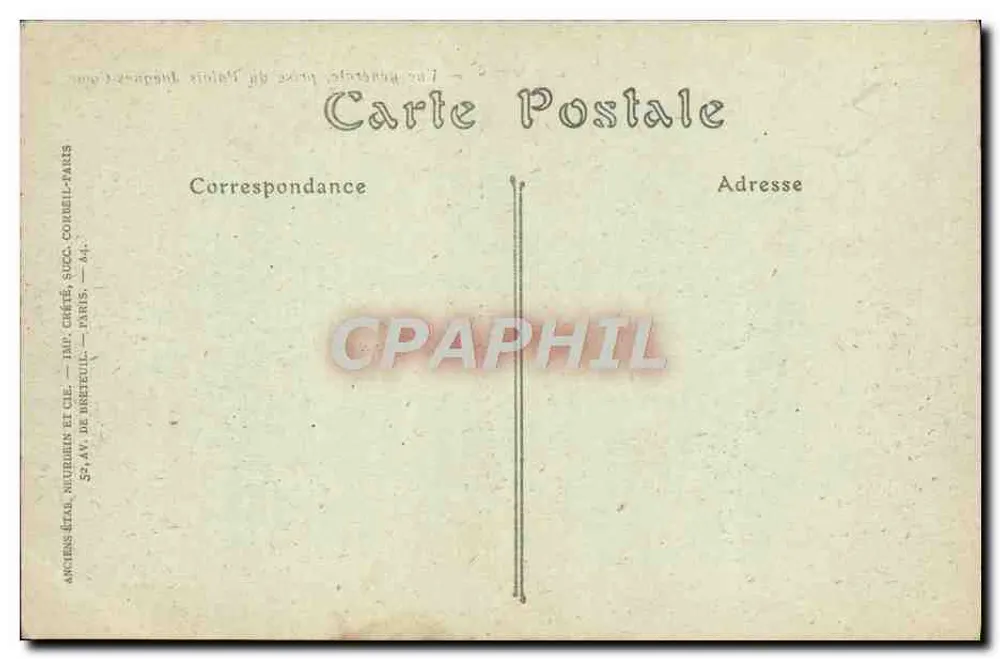 Bourges — Palais Jacques-Cœur에서 본 전경 — 번호 5026 - 뒷면