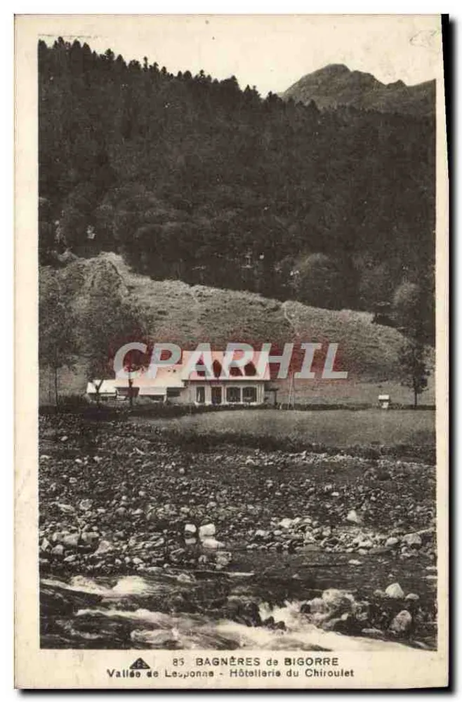 Bagnères-de-Bigorre — Vallée de Louponna - Hôtellerie du Chiroulet — Cie des Arts Photomécaniques, Strasbourg - Vorderseite