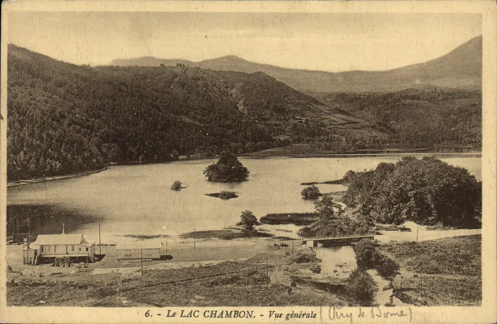 Lago Chambon — Vista geral — (Área de Roma) — n°6 - Frente