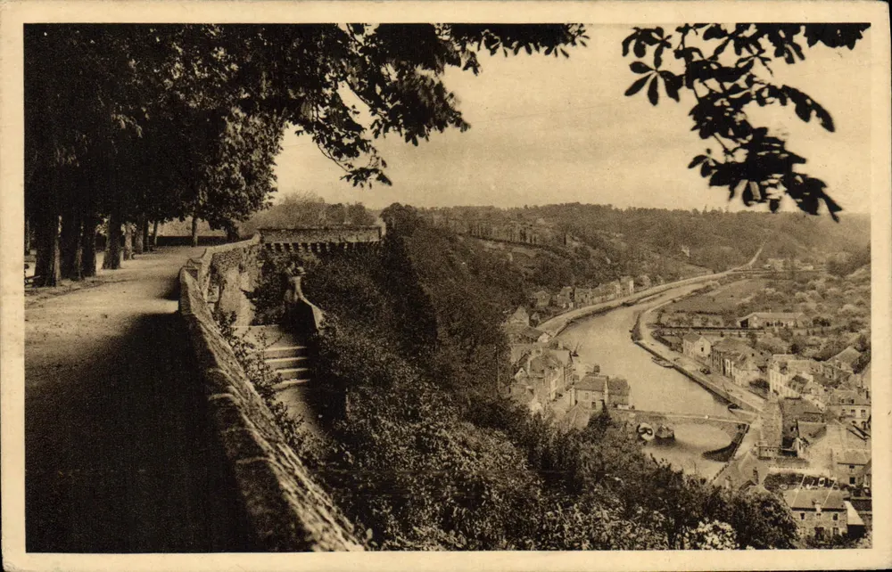 Dinan (Côtes du Nord) — La Rance vom Englischen Garten aus gesehen — Éditions d'Art Lyon - Vorderseite