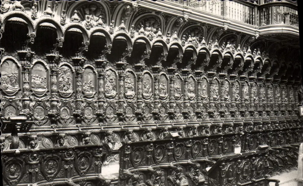 Córdoba — Detail der Chorbanken der Kathedrale-Moschee — Verleger García Carráñez - Vorderseite