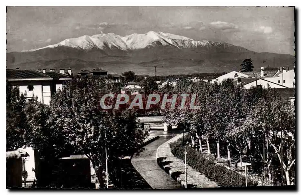 As vistas da Basse à Perpignan — O Canigou (2.785 m.) - Frente