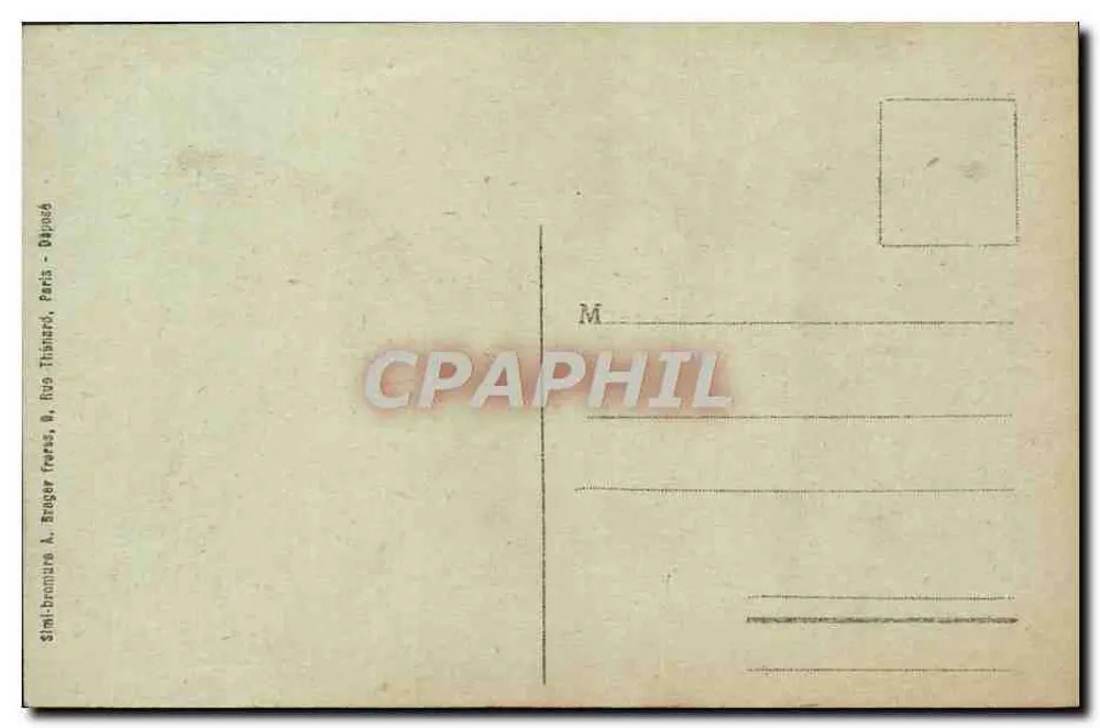 Notre-Dame de la Clarté — Priez pour nous — A. Breger Frères, 9, Rue Thénard, Paris - Verso