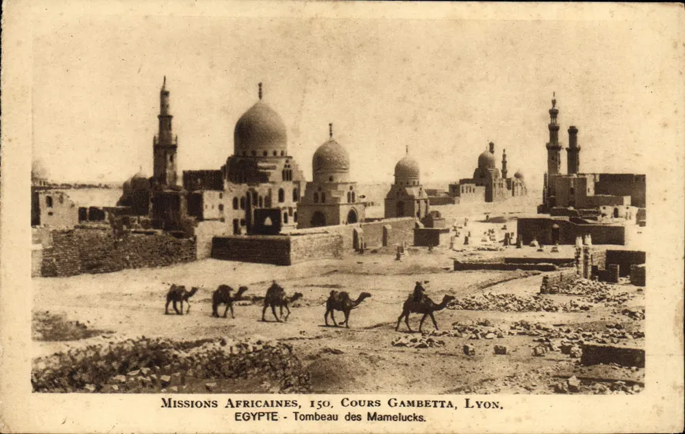 Ägypten - Grab der Mameluken — Missions Africaines, 150, Cours Gambetta, Lyon. - Vorderseite