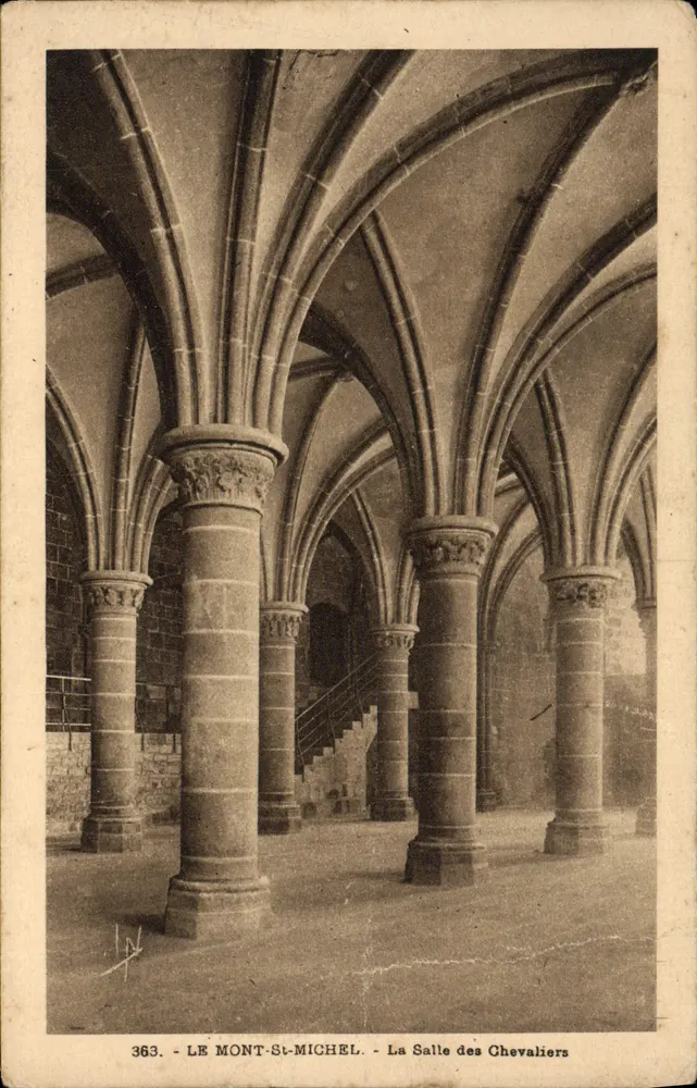 Mont Saint-Michel — Die Halle der Ritter — Laurent-Nel, Rennes, n°363 - Vorderseite