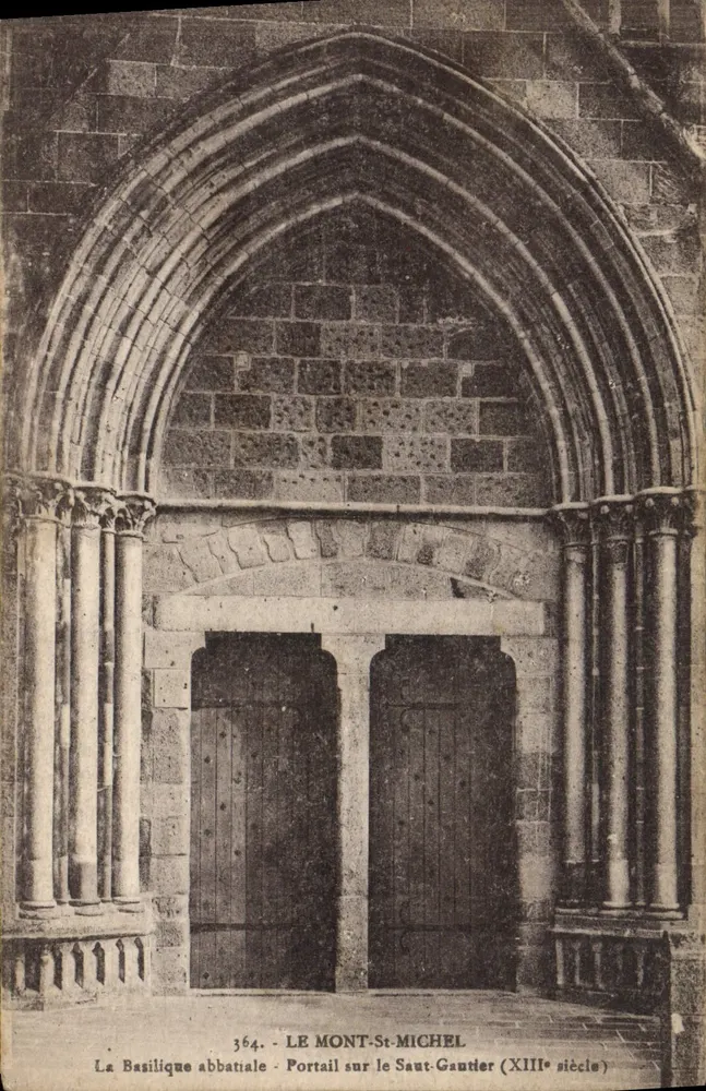 Mont Saint-Michel — Portal des Saint-Gautier (13. Jahrhundert) — Laurent-Not-Reines, Nr. 364 - Vorderseite