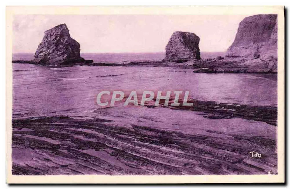 Hendaye-Plage — Les Deux Jumeaux — Les Frères, éditeurs, Bordeaux - Frente