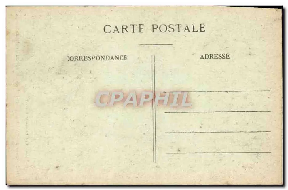 Aproximadamente de St-GERMAIN-de-JOUX — Cascata do Moulin de Charix — L. Michaux, Ed. Bellegarde (Depositado) n°243 - Verso