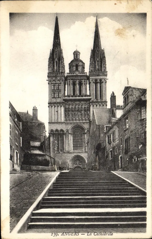 Angers — Katedra — Wydawca R. Mauvieux, n° 239 - Awers
